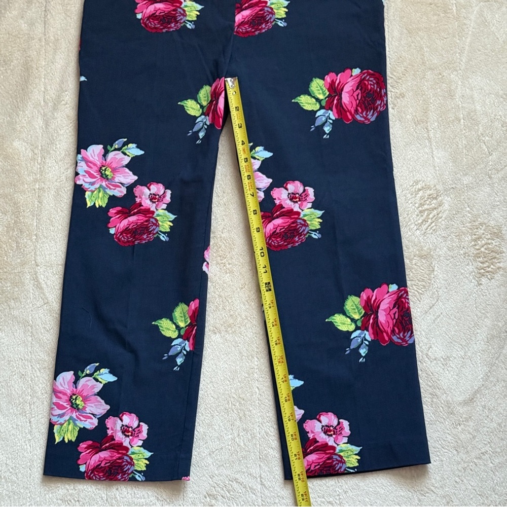 JL Jules & Leopold Blue Floral Pants Size M - Picture 6 of 9